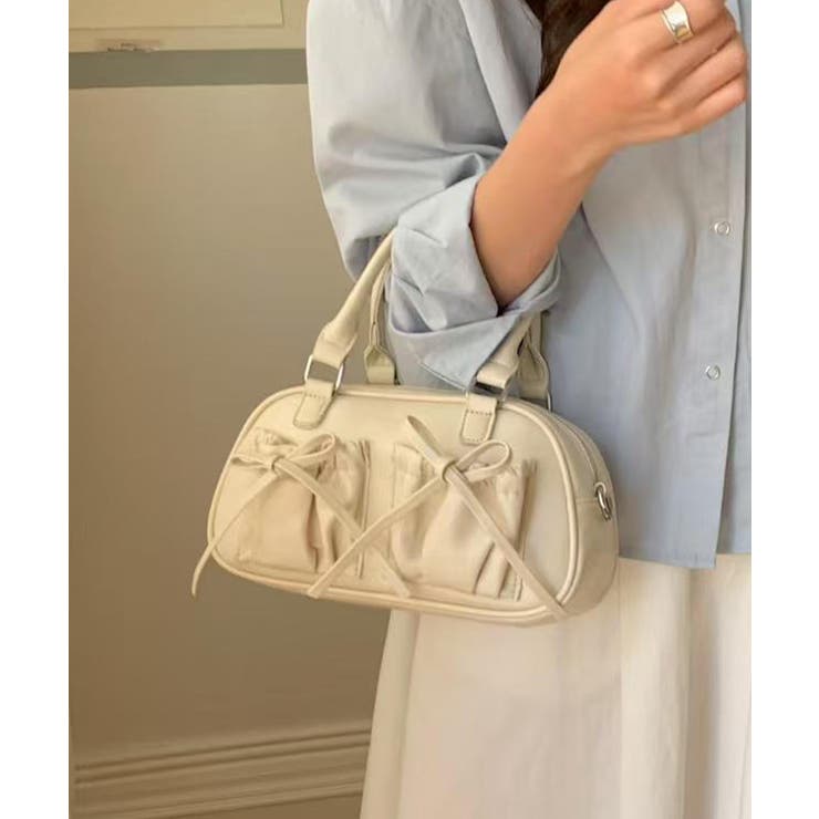 PU 2WAYショルダーバッグ ハンドバッグ | aimoha  | 詳細画像1 