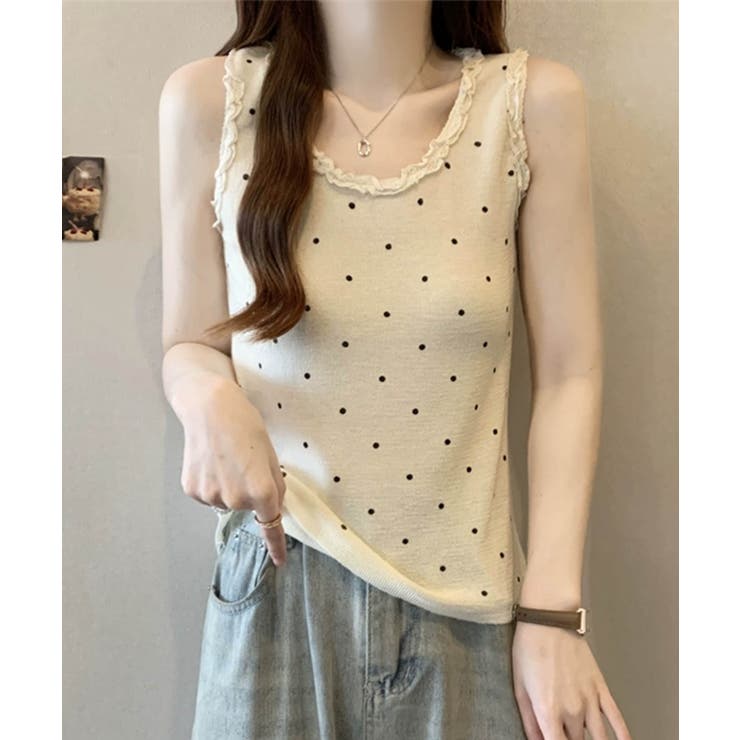 モ*U様 【送料無料】タンクトップ　モアナ・パシフィカ ROSALIA Mock Neck Sl Sweater タンクトップ | GUESS(ゲス
