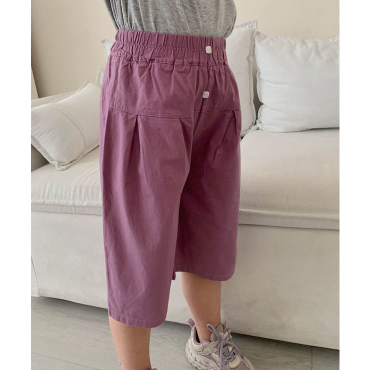 【aimoha-KIDS-】ワイドタックパンツ | aimoha kids | 詳細画像8 