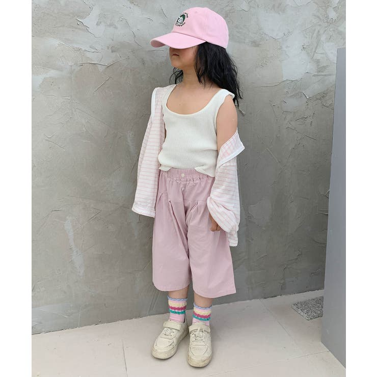 【aimoha-KIDS-】ワイドタックパンツ | aimoha kids | 詳細画像18 