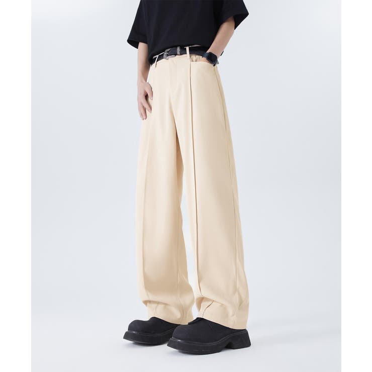 ゆったりスラックス[品番：XT000014277]｜aimoha men（アイモハ