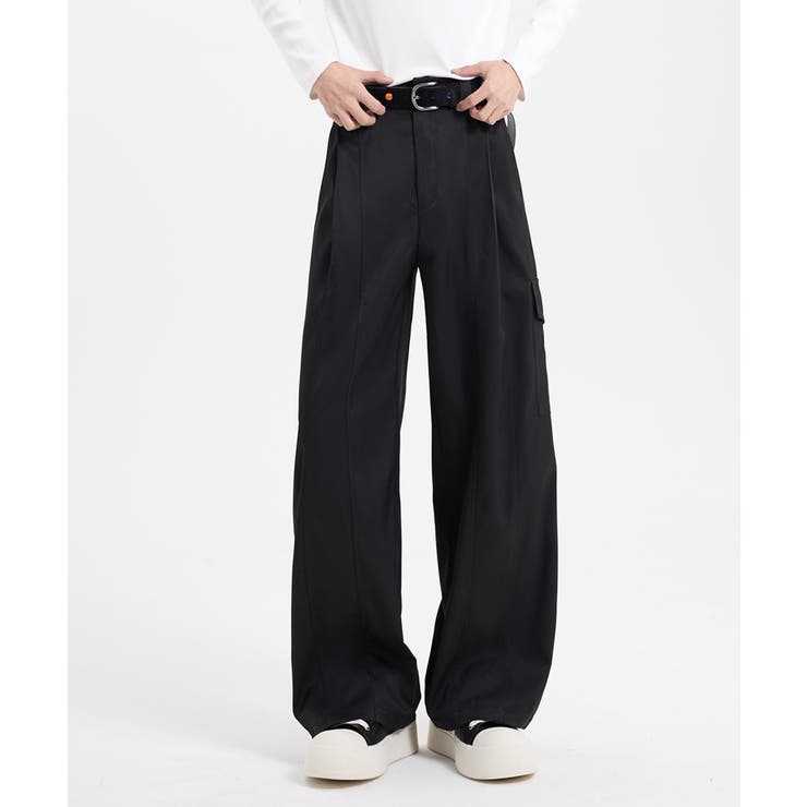 ワイドカーゴスラックス | aimoha men | 詳細画像7 