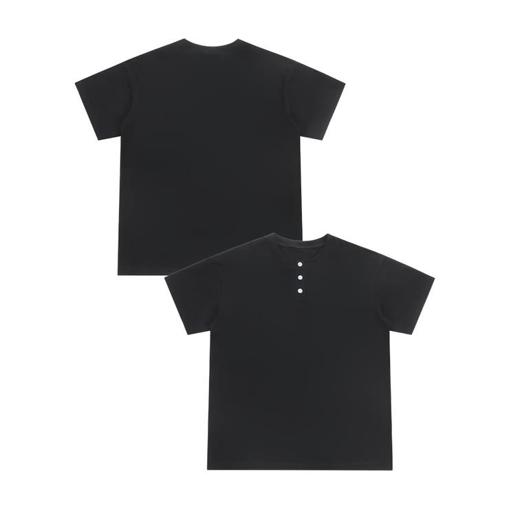 ヘンリーネック半袖Tシャツ | aimoha men | 詳細画像24 