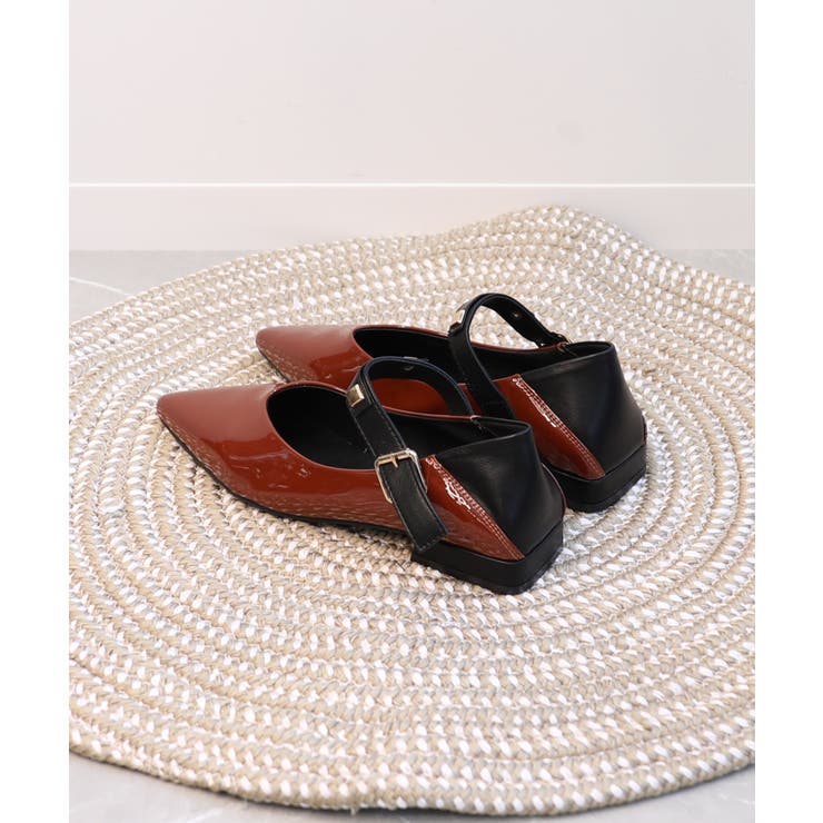 【shoes365】ポインテッドトゥ ローヒールメリージェーンシューズ | aimoha  | 詳細画像9 
