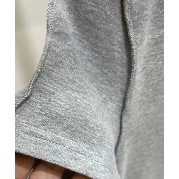 無地デザイン半袖トップス | aimoha  | 詳細画像10 