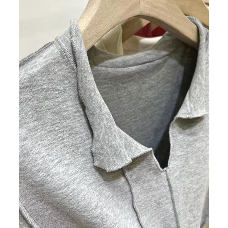 無地デザイン半袖トップス | aimoha  | 詳細画像13 