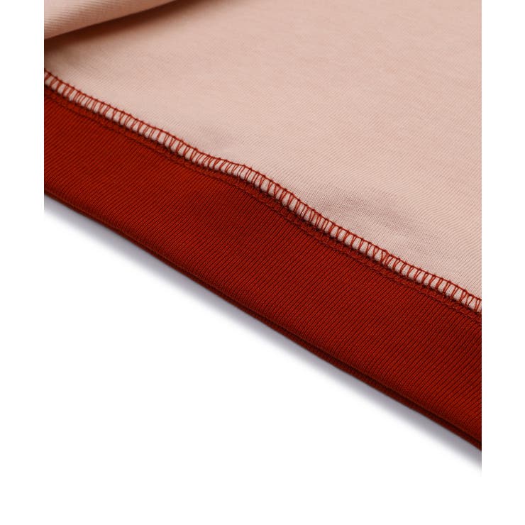 【HOOK】for girls 英字発泡プリント飾りステッチリンガーTEE | HOOK | 詳細画像9 