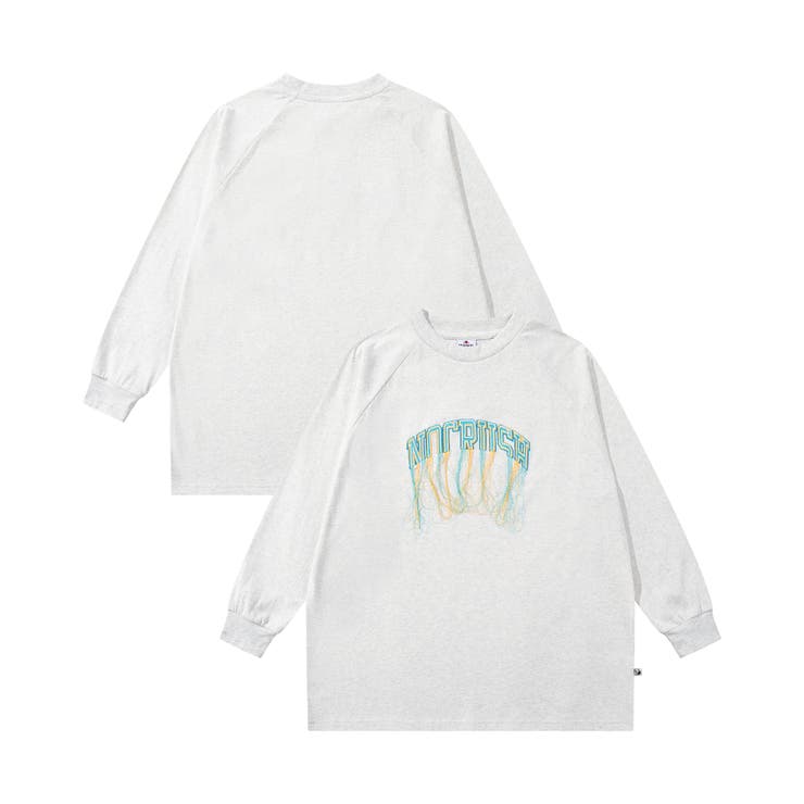 HOOK -original- フリンジデザイン英字刺繍ロンTEE | HOOK | 詳細画像12 