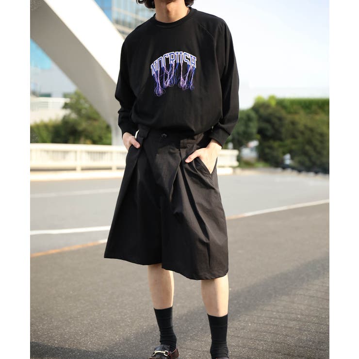 HOOK -original- フリンジデザイン英字刺繍ロンTEE | HOOK | 詳細画像3 