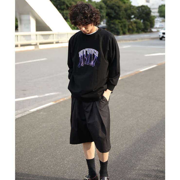 HOOK -original- フリンジデザイン英字刺繍ロンTEE | HOOK | 詳細画像7 