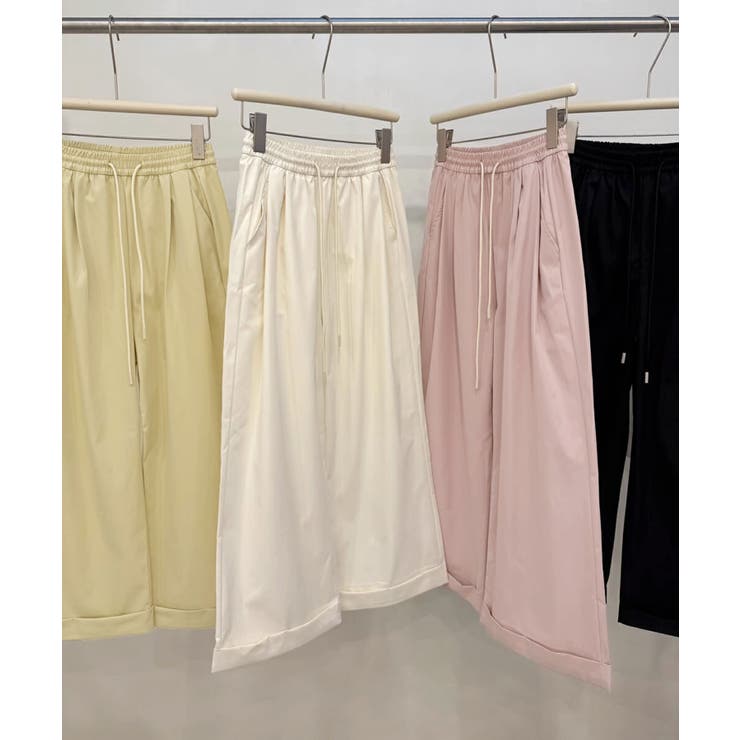 ロールアップイージータックワイドパンツ | aimoha  | 詳細画像2 