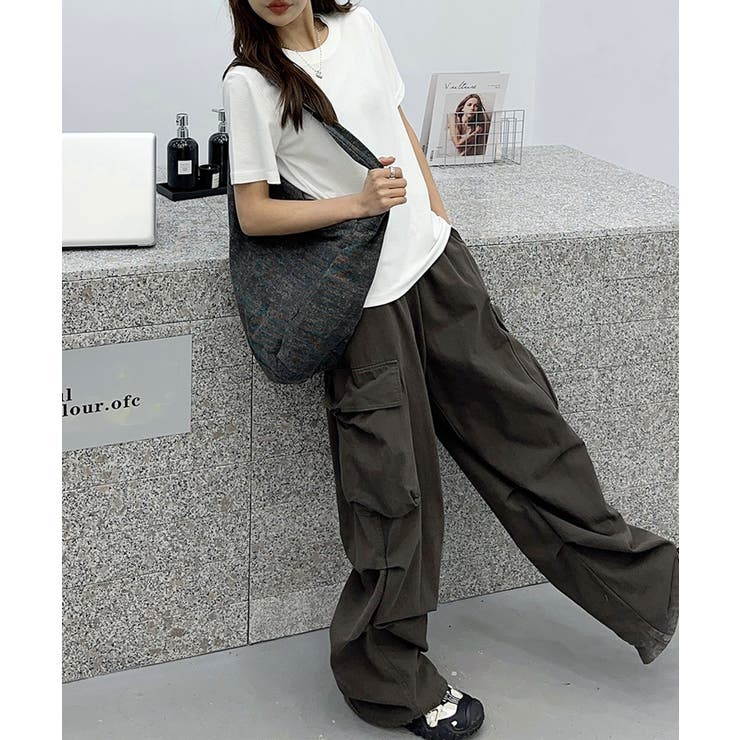 ネック配色シンプルTシャツ | aimoha  | 詳細画像4 