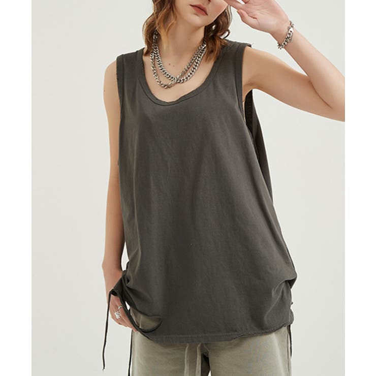 【GENXDER】カットオフデストロイベスト タンクトップ | aimoha  | 詳細画像14 