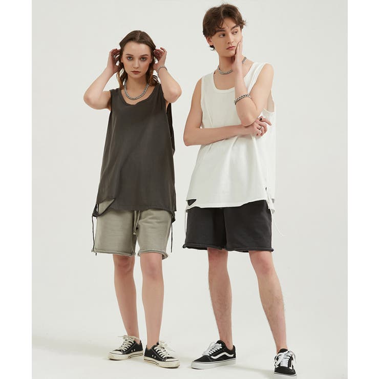 【GENXDER】カットオフデストロイベスト タンクトップ | aimoha  | 詳細画像15 