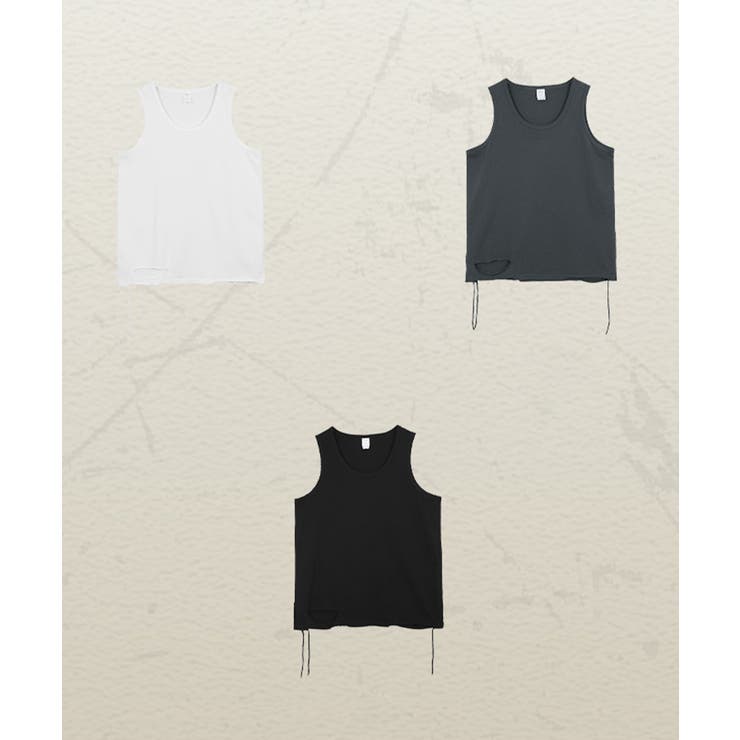 【GENXDER】カットオフデストロイベスト タンクトップ | aimoha  | 詳細画像16 