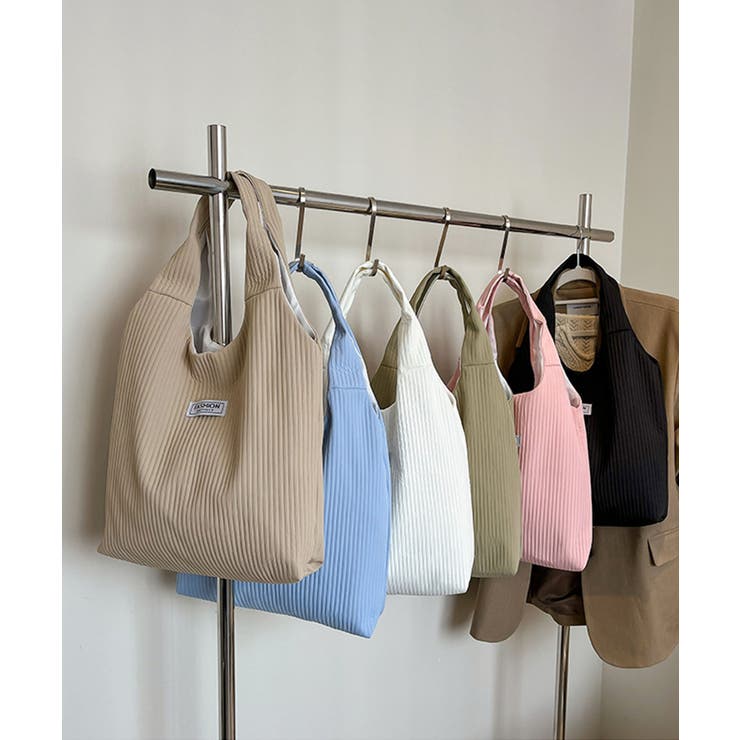 リブニットライクトートバッグ | aimoha  | 詳細画像13 