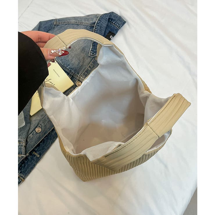 リブニットライクトートバッグ | aimoha  | 詳細画像14 