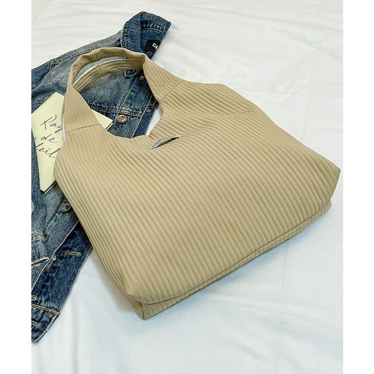 リブニットライクトートバッグ | aimoha  | 詳細画像15 