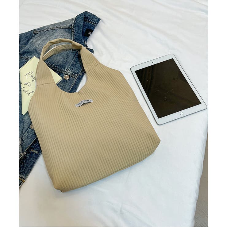 リブニットライクトートバッグ | aimoha  | 詳細画像17 