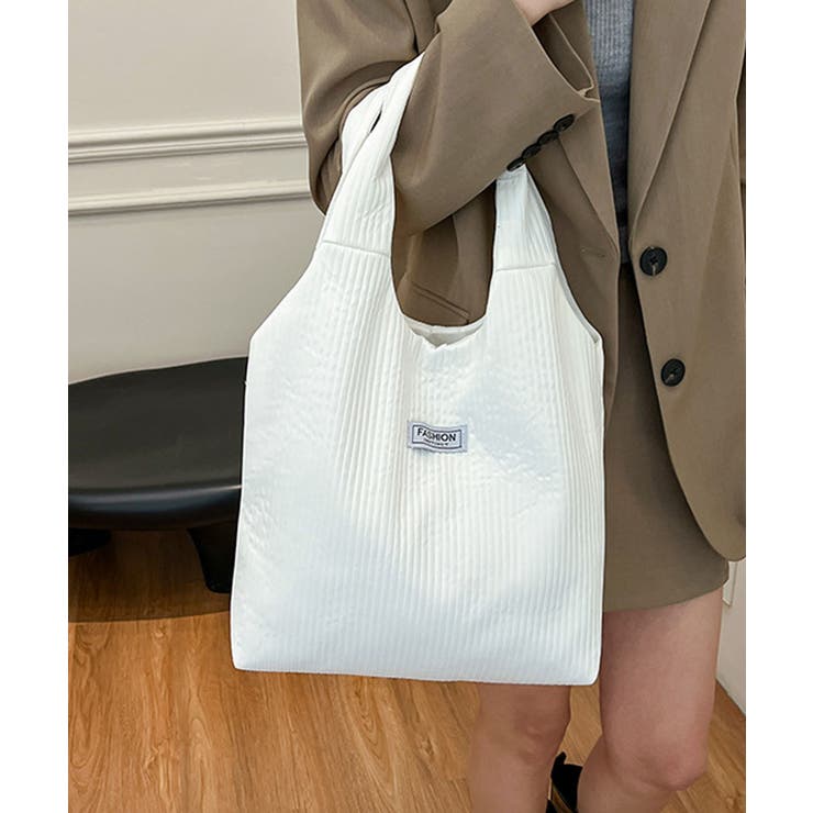 リブニットライクトートバッグ | aimoha  | 詳細画像22 