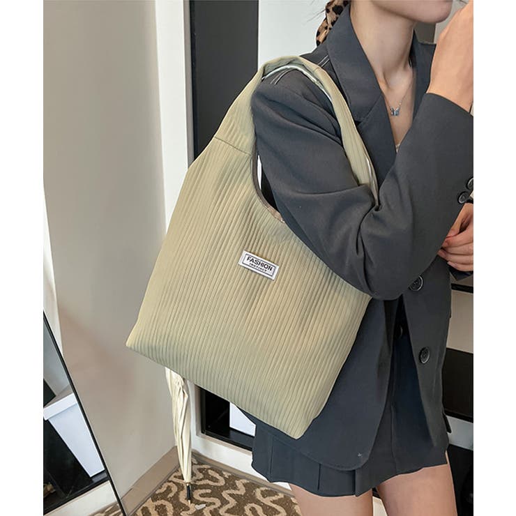 リブニットライクトートバッグ | aimoha  | 詳細画像35 