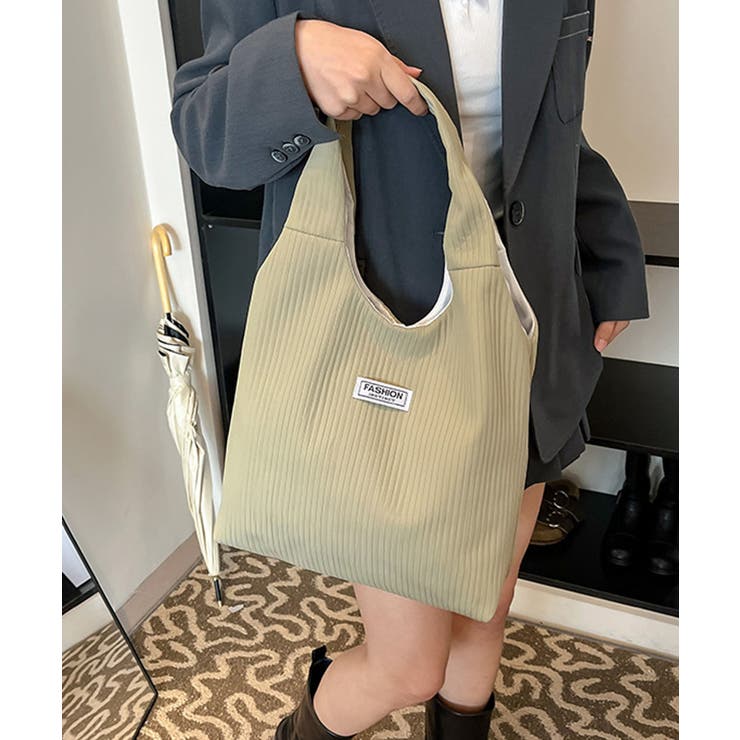 リブニットライクトートバッグ | aimoha  | 詳細画像36 