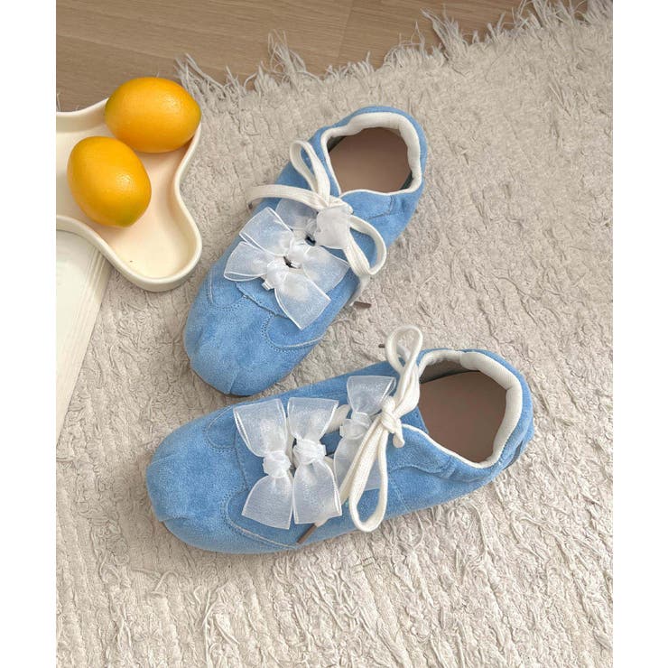 レースリボンカラースニーカー | aimoha  | 詳細画像8 