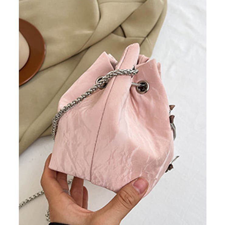 バラフライ巾着チェーンショルダーバッグ | aimoha  | 詳細画像29 