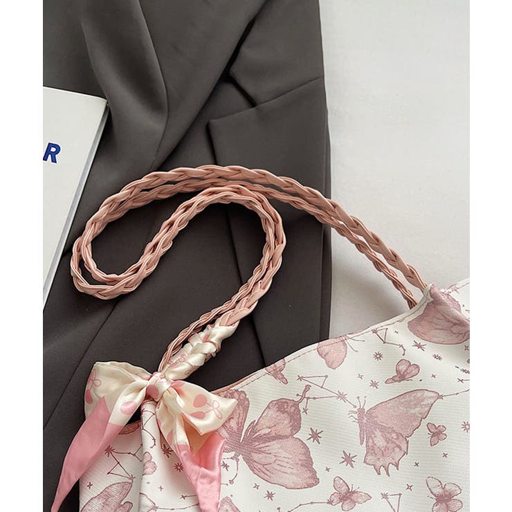 バタフライプリントショルダーバッグ | aimoha  | 詳細画像13 