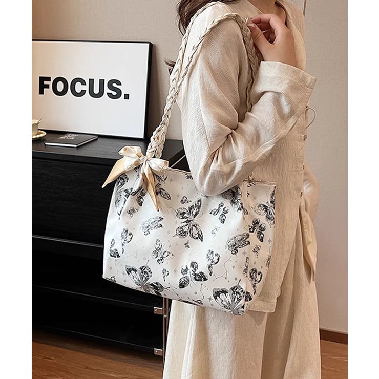 バタフライプリントショルダーバッグ | aimoha  | 詳細画像27 