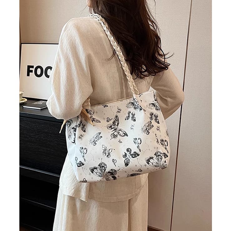 バタフライプリントショルダーバッグ | aimoha  | 詳細画像29 