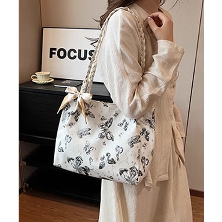 バタフライプリントショルダーバッグ | aimoha  | 詳細画像31 