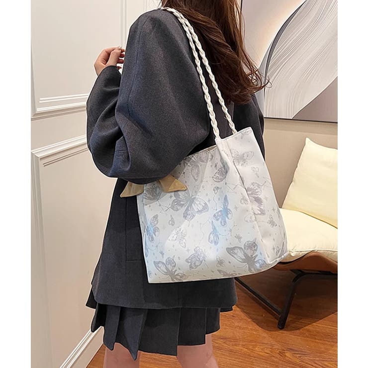 バタフライプリントショルダーバッグ | aimoha  | 詳細画像35 