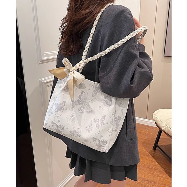 バタフライプリントショルダーバッグ | aimoha  | 詳細画像37 