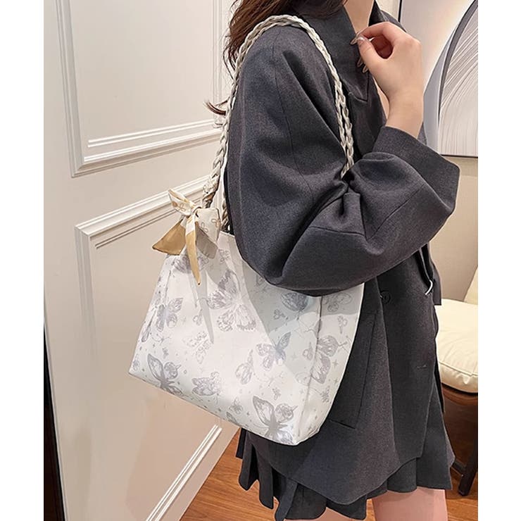 バタフライプリントショルダーバッグ | aimoha  | 詳細画像39 