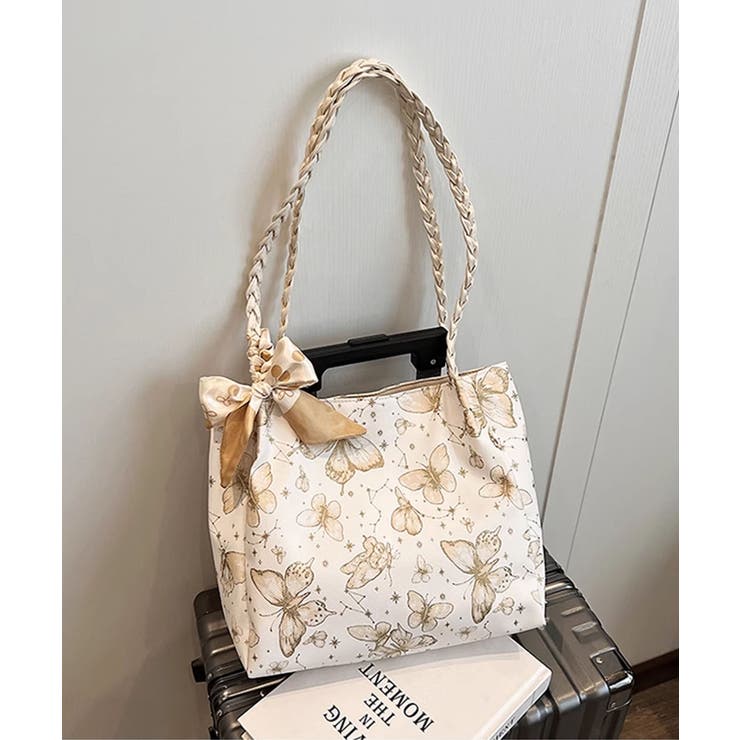 バタフライプリントショルダーバッグ | aimoha  | 詳細画像6 