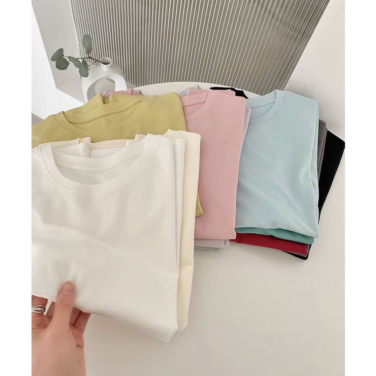 カラーベーシックTシャツ | aimoha  | 詳細画像7 