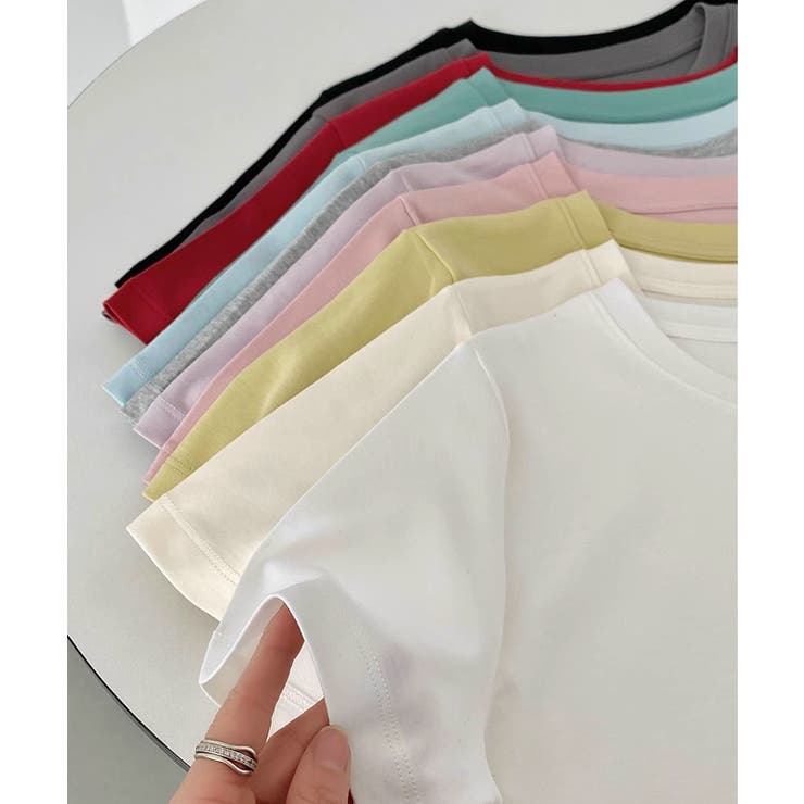 カラーベーシックTシャツ | aimoha  | 詳細画像8 