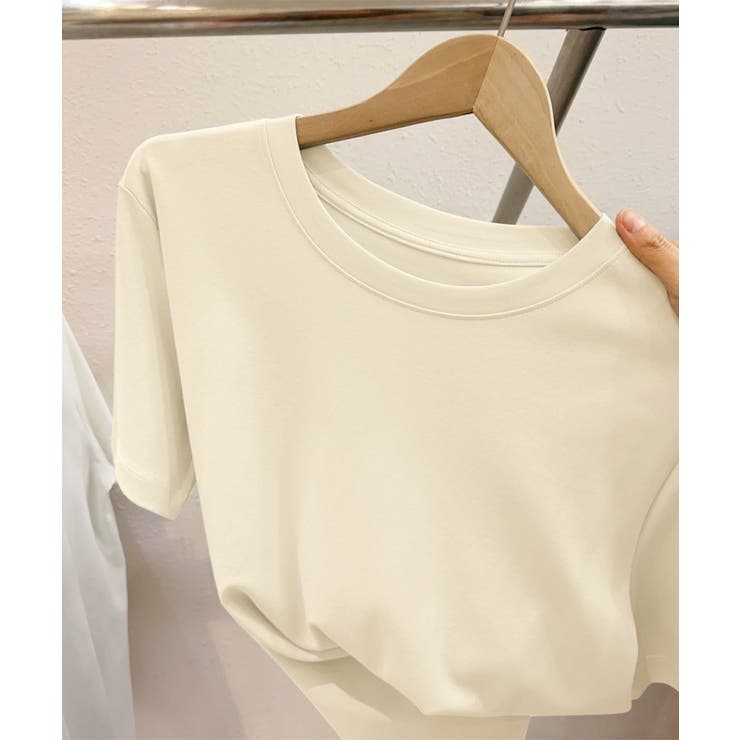 ライトベージュ | カラーベーシックTシャツ | aimoha 