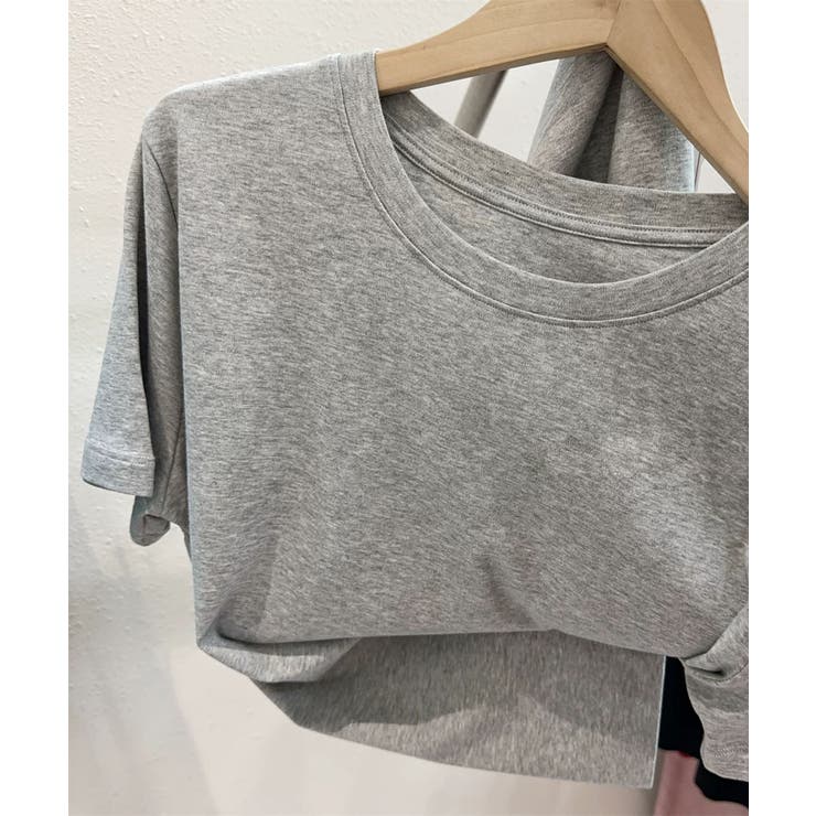 杢グレー | カラーベーシックTシャツ | aimoha 