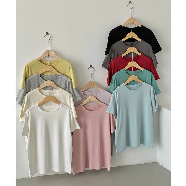 カラーベーシックTシャツ | aimoha  | 詳細画像1 