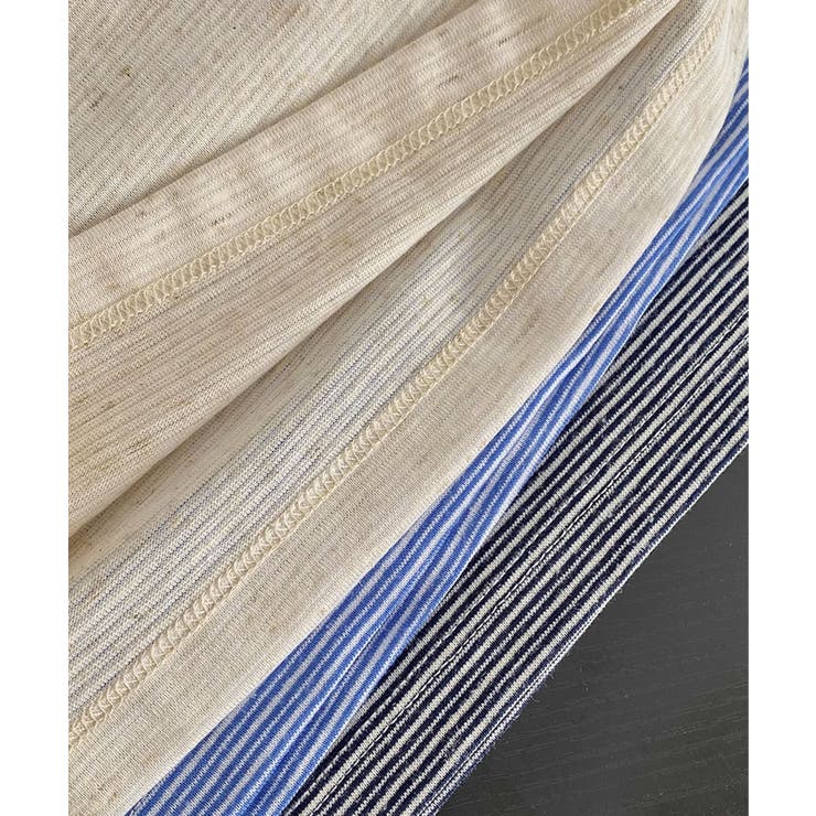 ミニパターンボーダーベーシックTシャツ | aimoha  | 詳細画像13 