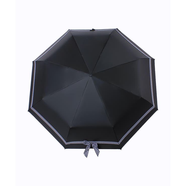 チェックリボン晴雨兼用折りたたみ傘 | aimoha  | 詳細画像3 