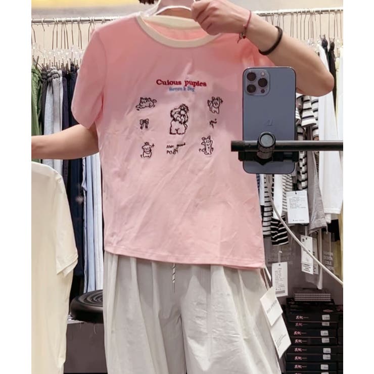 キャラクターイラストプリントTシャツ[品番：XT000014462]｜aimoha