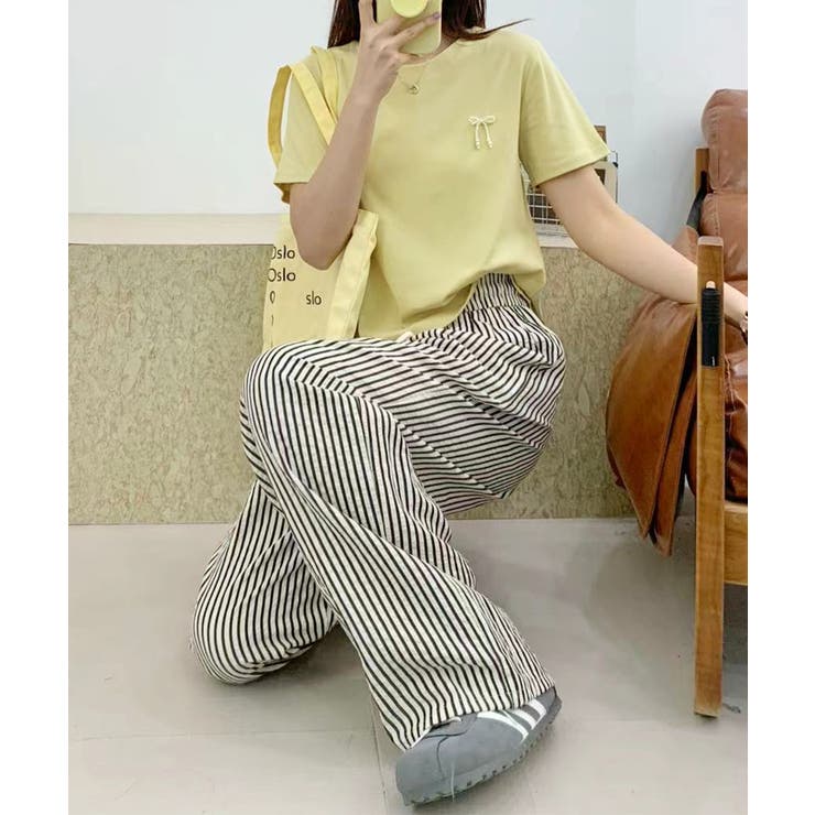 ミニリボンパールTシャツ | aimoha  | 詳細画像10 