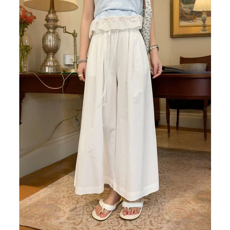 ハイウエストフレアワイドパンツ | aimoha  | 詳細画像3 