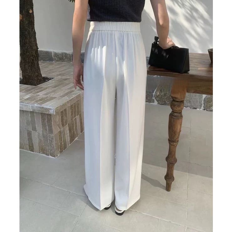 ハイウエストタックストレートパンツ | aimoha  | 詳細画像4 