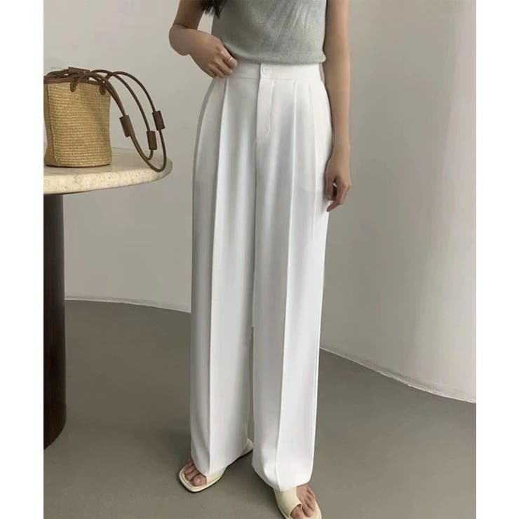 ハイウエストタックストレートパンツ | aimoha  | 詳細画像6 