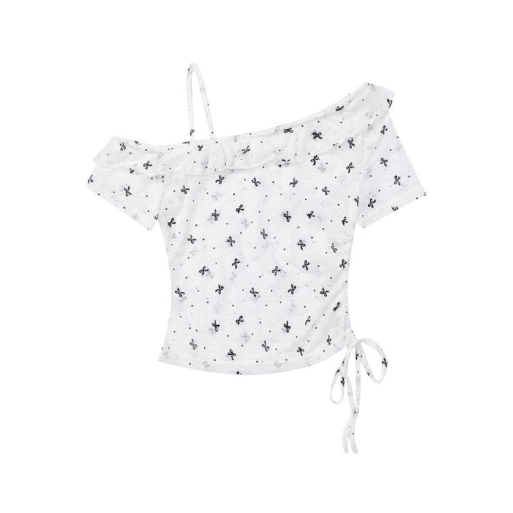 ワンショルダーシャーリングトップス | HOOK | 詳細画像6 