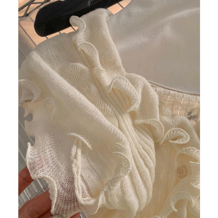 【Jasmine】ラッフルサマーニットカーディガン Jasmine Grandi… | aimoha  | 詳細画像9 